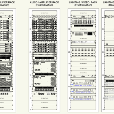 AV Rack Elevations